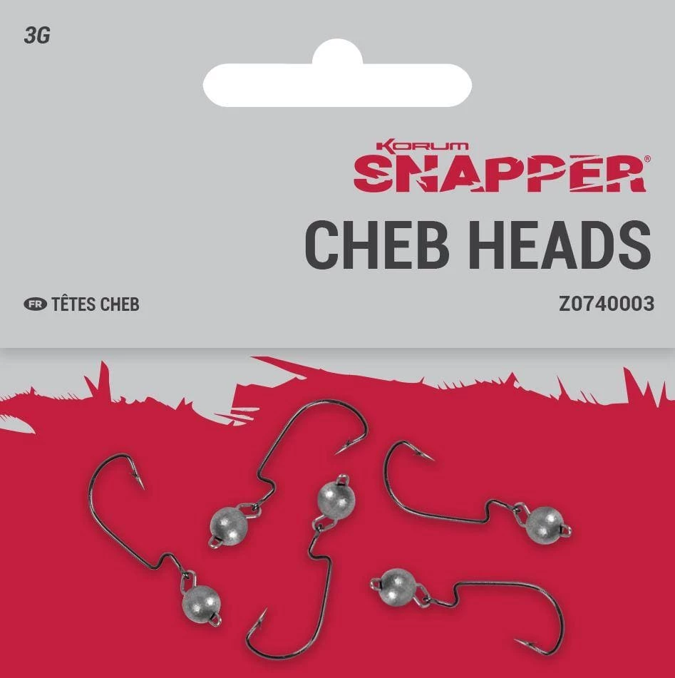 Deals ๐ Korum Snapper Cheb Heads Pike & Predator ๐ 1 Korum Snapper Cheb Heads Pike & Predator
