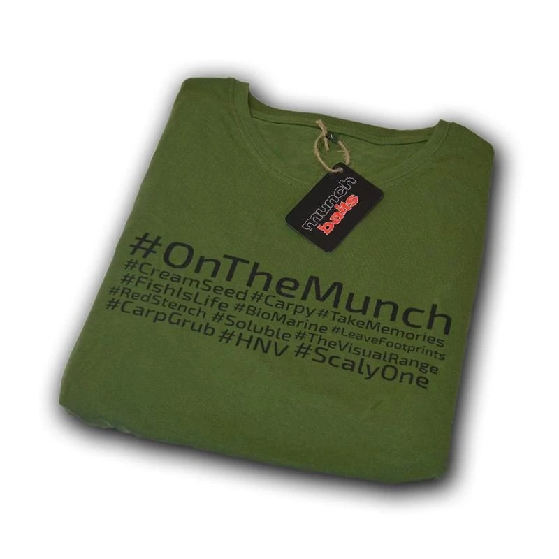 Promo ✔️ Fishing Bait Munch Baits HashTag Tee ❤️ 1 Fishing Bait Munch Baits HashTag Tee