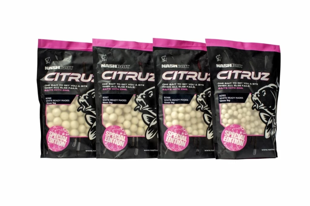 Brand new ๐ฅ Nash Citruz White Boilies 1kg ๐ฅฐ 1 Nash Citruz White Boilies 1kg