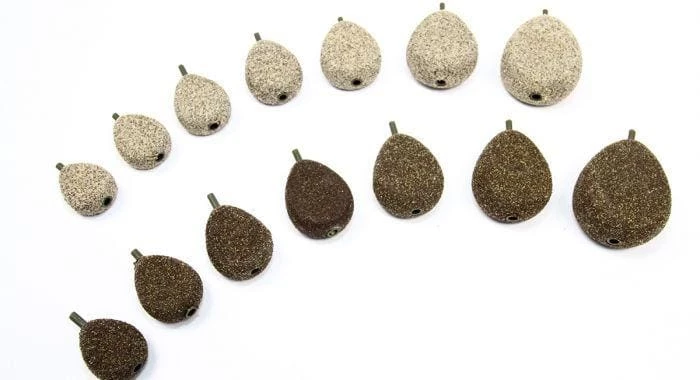 New ๐ Nash In-Line Flat Pear Leads Carp & Barbel โจ 2 Nash In-Line Flat Pear Leads Carp & Barbel