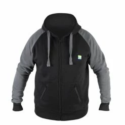 Preston Black Celcius Zip Hoodie Match & Coarse