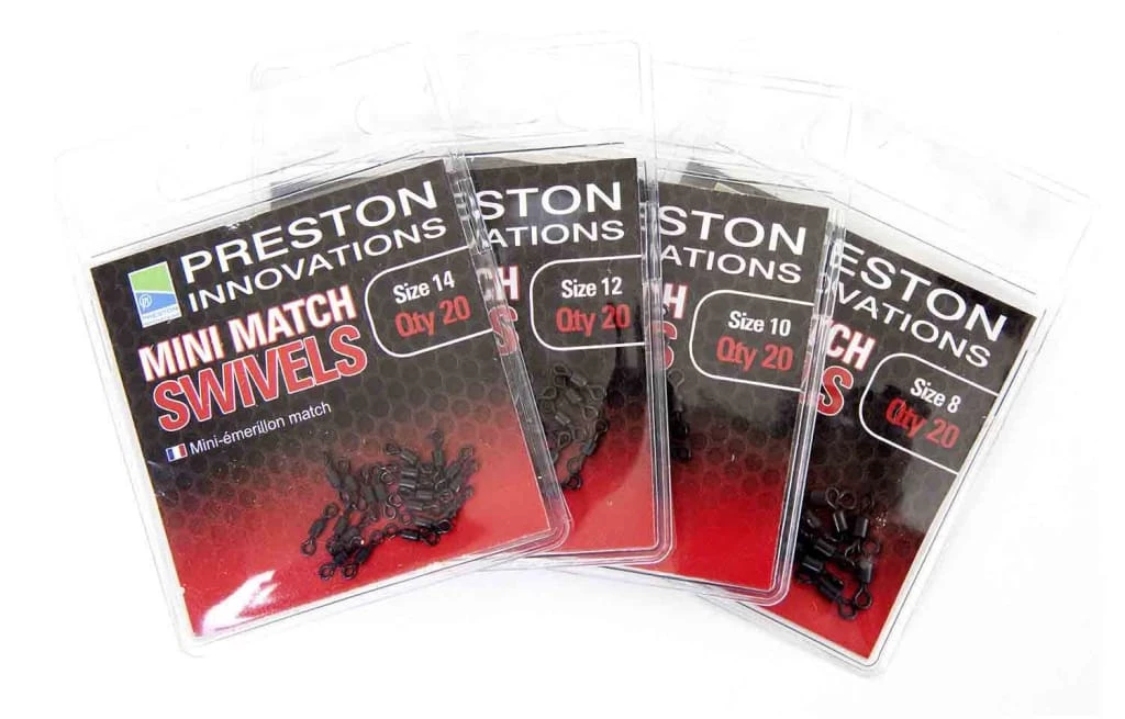 New โ๏ธ Preston Mini Match Swivels ๐ 2 Preston Mini Match Swivels