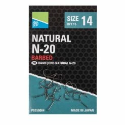 Preston Natural N-20 Hooks Barbed