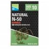 Preston Natural N-50 Hooks Barbed Match & Coarse