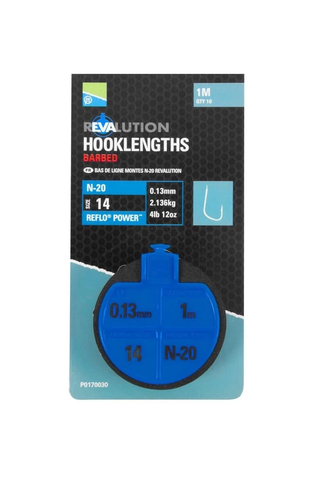 Brand new ๐ Preston Revalution Hooklengths N-20 Match & Coarse ๐ 1 Preston Revalution Hooklengths N-20 Match & Coarse