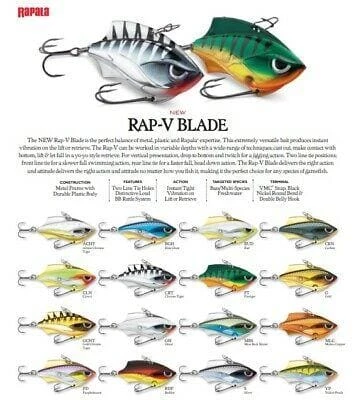 Best deal โ๏ธ Fishing Bait Rapala - Rap-V Blade Lure ๐ฅฐ 2 Fishing Bait Rapala - Rap-V Blade Lure