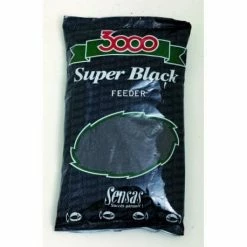 Sensas 3000 Super Black Feeder 1kg Fishing Bait