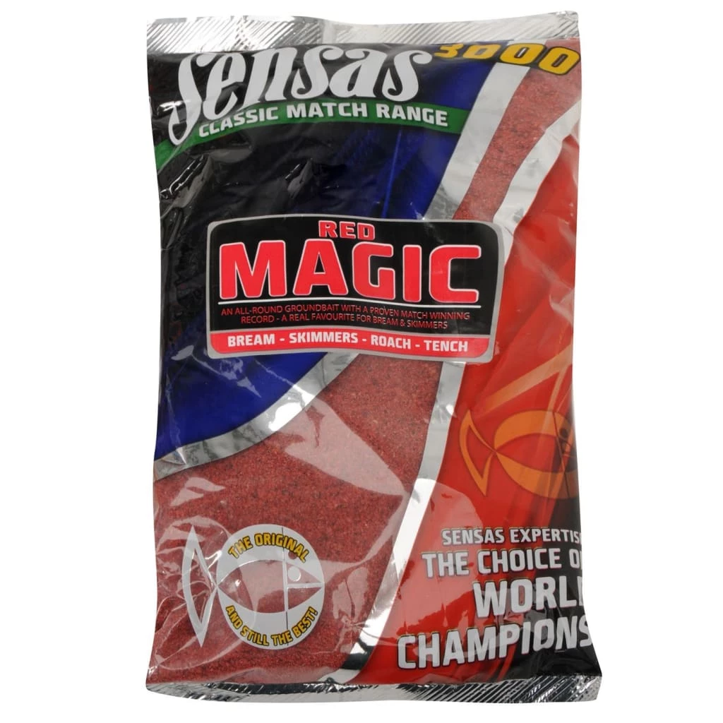 Hot Sale ๐ Sensas Classic 3000 Magic Red 1kg Fishing Bait ๐ 1 Sensas Classic 3000 Magic Red 1kg Fishing Bait