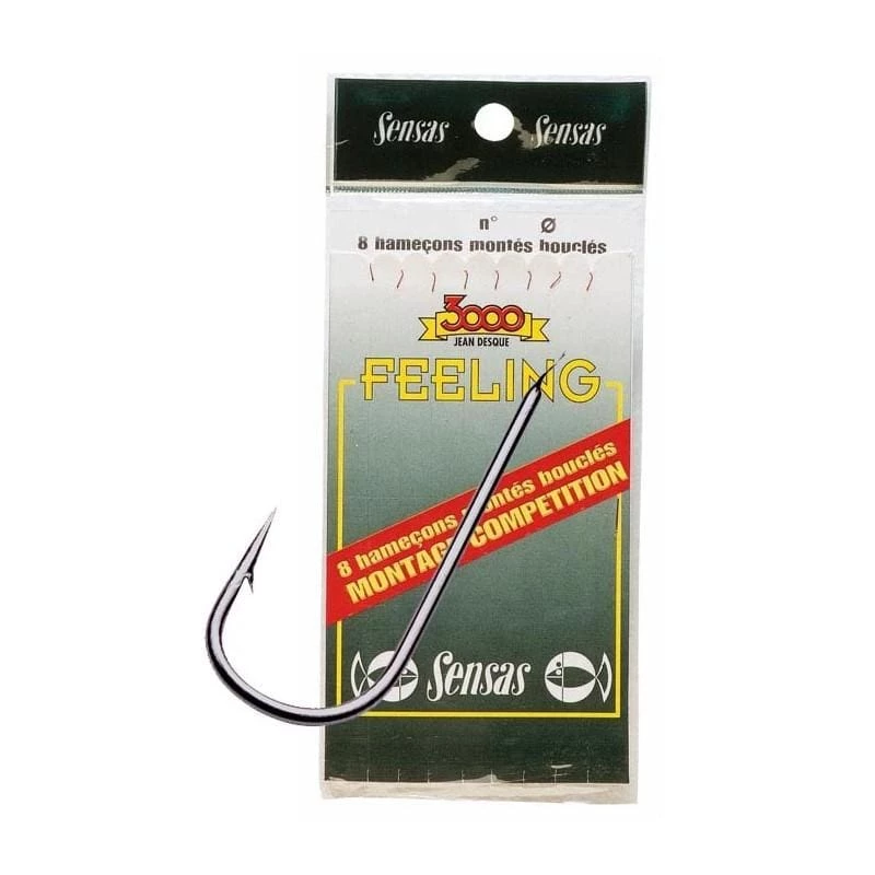 Deals ๐ Sensas Hooks To Nylon 3405 Black Match & Coarse ๐ 1 Sensas Hooks To Nylon 3405 Black Match & Coarse