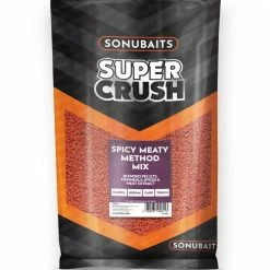 SonuBaits Supercrush Spicy Meaty Method Mix 2kg Fishing Bait