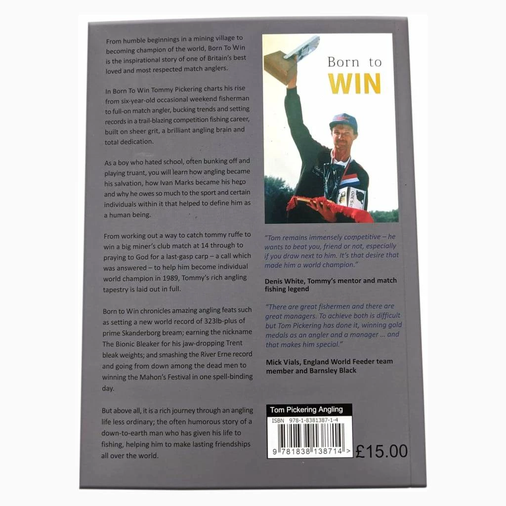Hot Sale ๐ Willy Worms Tom Pickering - Born To Win - Autobiography โญ 2 Willy Worms Tom Pickering - Born To Win - Autobiography