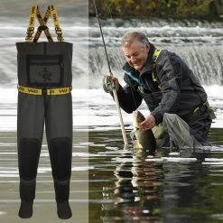 Match & Coarse Vass-Tex 305 5L Tough Breathable Chest Wader With Neoprene Stocking Foot